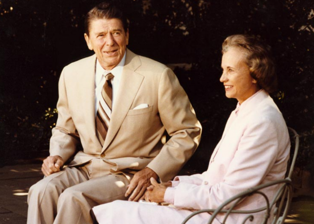 1981: Reagan appoints the first female Supreme Court justice